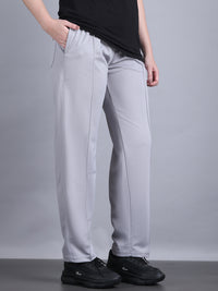Mack Jonney Solid | Greyy | Relaxed Fit | Cotton Trackpant For Women