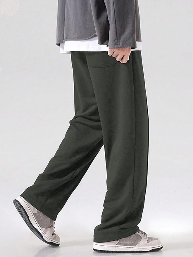 Mack Jonney  Regular Fit  Olive Cotton Trackpant For Men