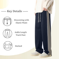 Mack Jonney  Regular Fit  Grey Cotton Trackpant For Men