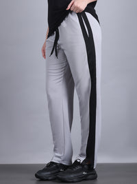 Mack Jonney Colorblock | Greyy | Relaxed Fit | Cotton Trackpant For Women
