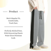 Mack Jonney  Regular Fit  Grey Cotton Trackpant For Men