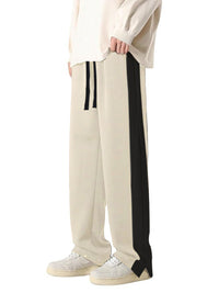Mack Jonney  Regular Fit  Off White Cotton Trackpant For Men