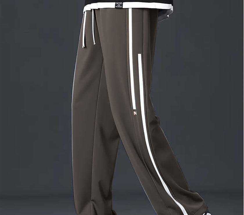 Mack Jonney Solid Olive Regular Fit Polyster Lycra Trackpant For Men