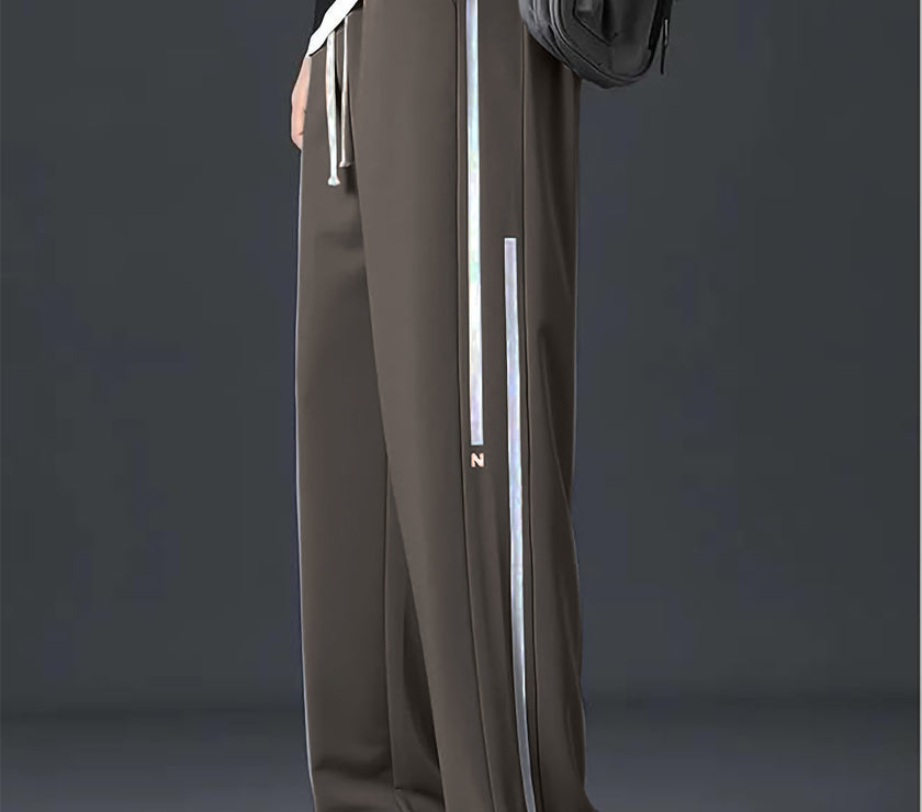 Mack Jonney Solid Olive Regular Fit Polyster Lycra Trackpant For Men