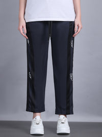 Mack Jonney Colorblock | Grey | Relaxed Fit | Polyster Lycra Trackpant For Women