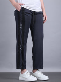Mack Jonney Colorblock | Grey | Relaxed Fit | Polyster Lycra Trackpant For Women