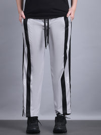 Mack Jonney Colorblock | Greyy | Relaxed Fit | Polyster Lycra Trackpant For Women