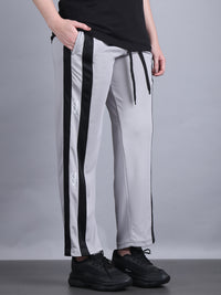 Mack Jonney Colorblock | Greyy | Relaxed Fit | Polyster Lycra Trackpant For Women