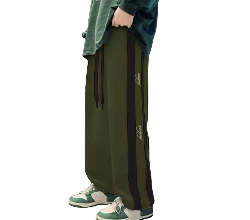 Mack Jonney  Regular Fit  Olive Polyster Lycra Trackpant For Men