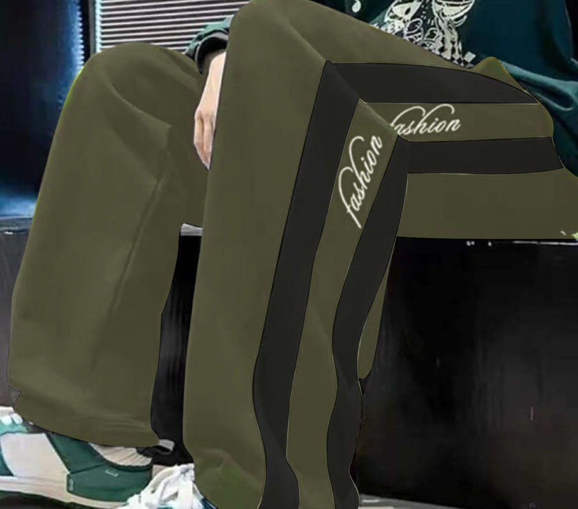 Mack Jonney  Regular Fit  Olive Polyster Lycra Trackpant For Men