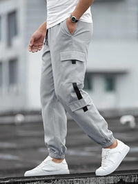 Mack Jonney  Regular Fit  Grey Polyster Lycra Trackpant For Men