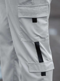 Mack Jonney  Regular Fit  Grey Polyster Lycra Trackpant For Men