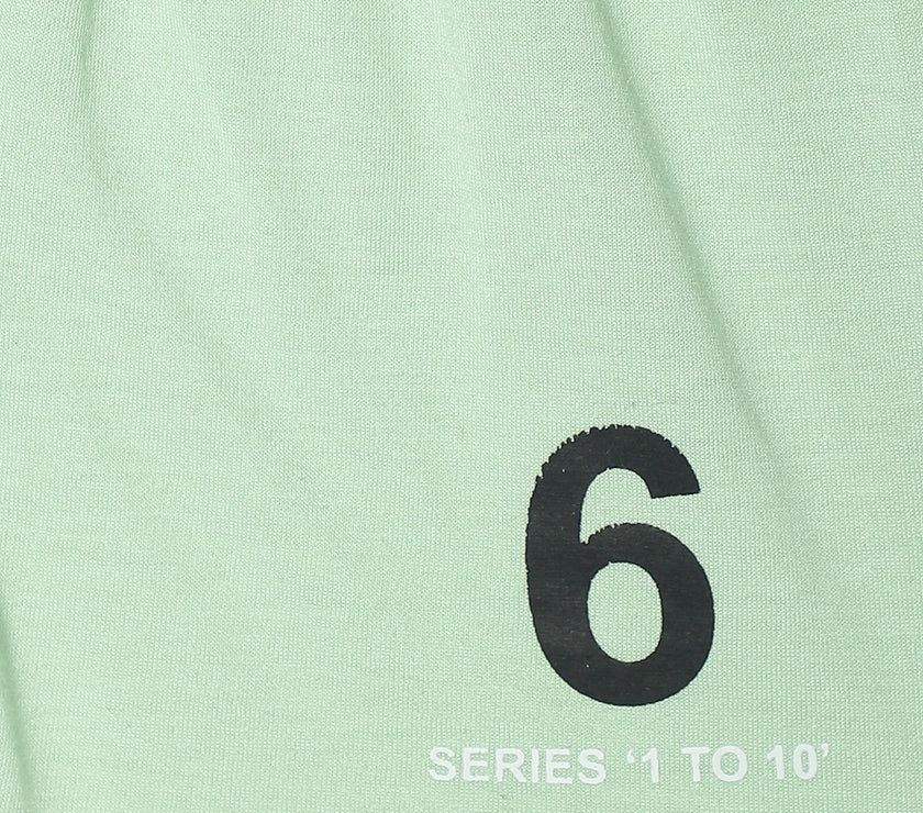 Mack Jonney Printed  Green Regular Fit Cotton blended Shorts For Kids
