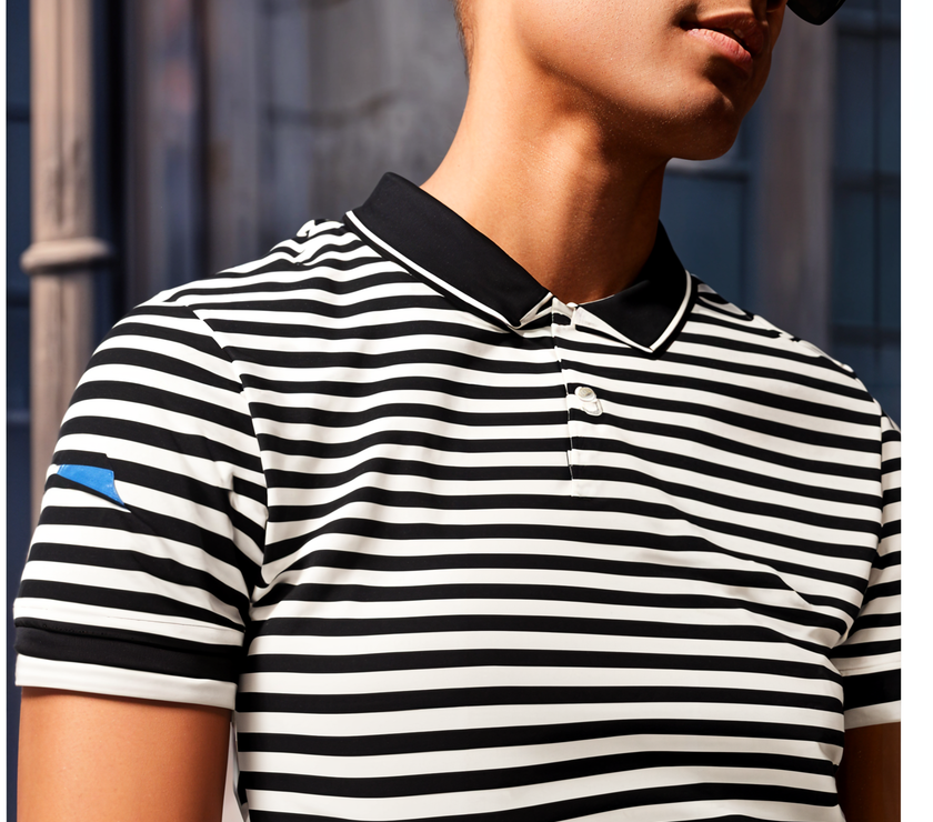 Mack Jonney Men's Striped Cotton Rich Polo T Shirt | Collar Tshirts | Half Sleeves | Stripe-Regular Fit