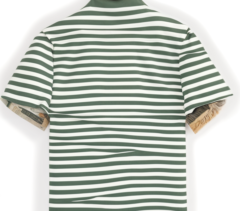 Mack Jonney Men's Striped Cotton Rich Polo T Shirt | Collar Tshirts | Half Sleeves | Stripe-Regular Fit