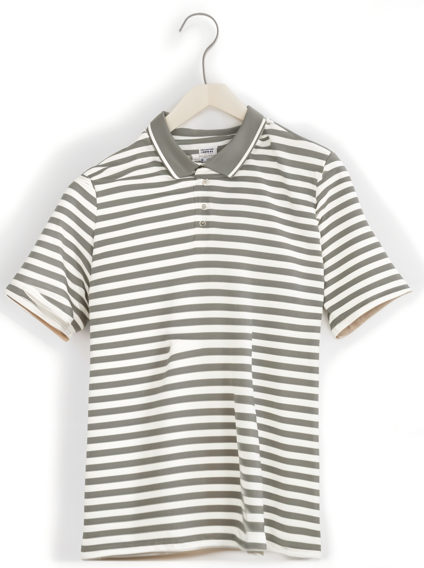 Mack Jonney Men's Striped Cotton Rich Polo T Shirt | Collar Tshirts | Half Sleeves | Stripe-Regular Fit