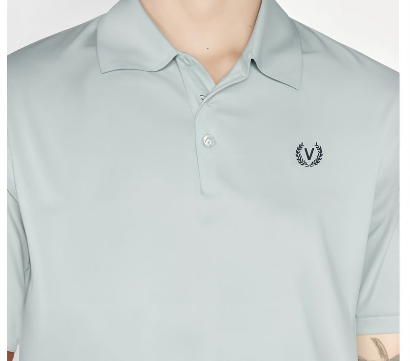 Mack Jonney Men’s Solid Premium Pique Cotton Light Grey Color Polo T Shirt | Polo Tshirts | Half Sleeves | Solid-Regular Fit