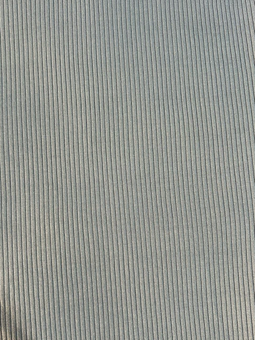 Mack Jonney Ribbed |Regular Fit | Half Sleeves 100% Cotton Polo Neck Self Design With Zip T-Shirt for Women