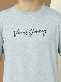 Mack Jonney Regular Fit Grey Printed Sweatshirt For Men