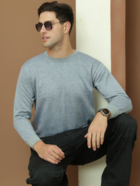 Mack Jonney Regular Fit Grey Solid Sweatshirt For Men