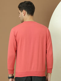 Mack Jonney Regular Fit Pink Solid Sweatshirt For Men