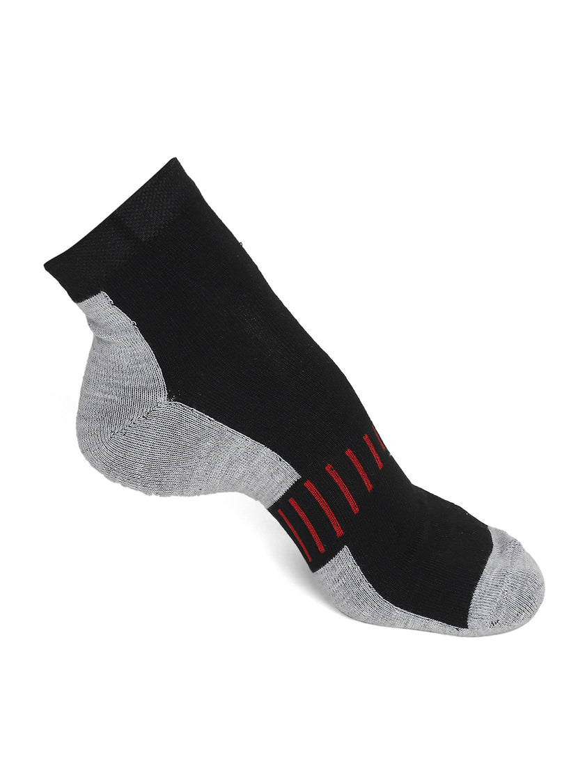 Mack Jonney Mens Ankle Length Cotton Socks (Pack of 3)