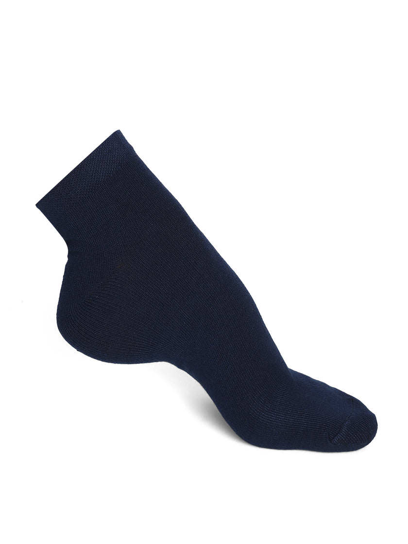 Mack Jonney Mens Ankle Length Cotton Socks (Pack of 3)