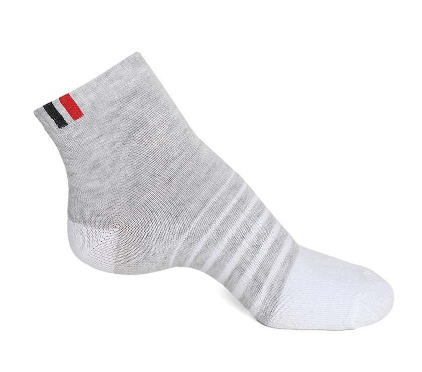 Mack Jonney Mens Ankle Length Cotton Socks (Pack of 5)