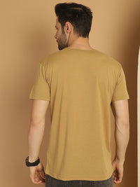 Mack Jonney Round Neck Cotton Printed Mud T-Shirt for Men