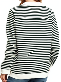 Mack Jonney Women Striped T-Shirt || T-Shirt for Women || Full Sleeve T Shirt || T-Shirt