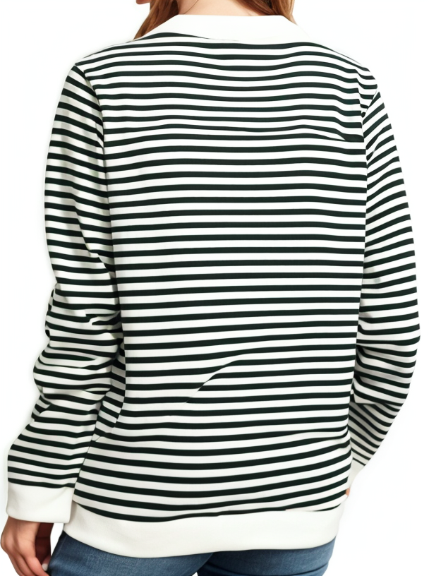 Mack Jonney Women Striped T-Shirt || T-Shirt for Women || Full Sleeve T Shirt || T-Shirt