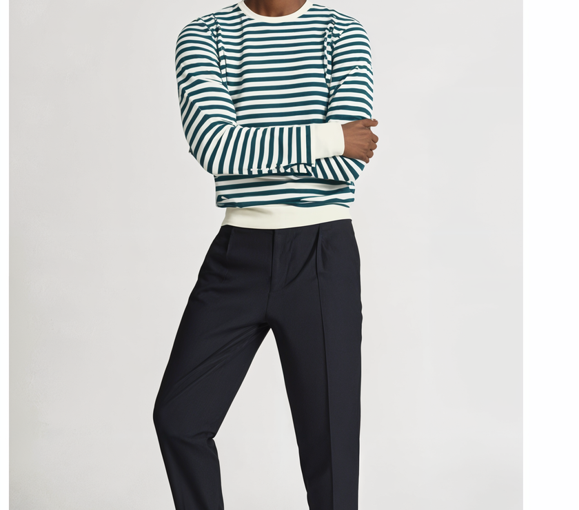 Mack Jonney Men Striped T-Shirt || T-Shirt for Men || Full Sleeve T Shirt || T-Shirt