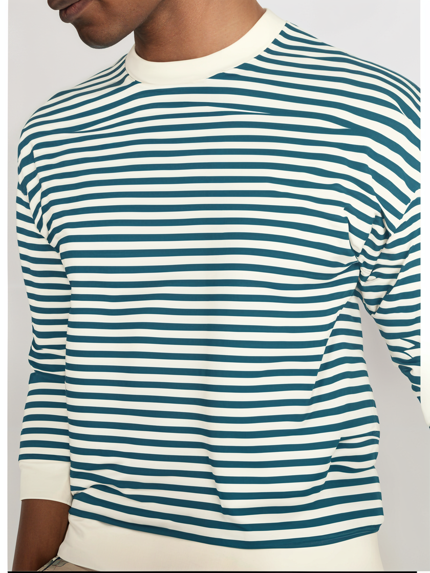 Mack Jonney Men Striped T-Shirt || T-Shirt for Men || Full Sleeve T Shirt || T-Shirt
