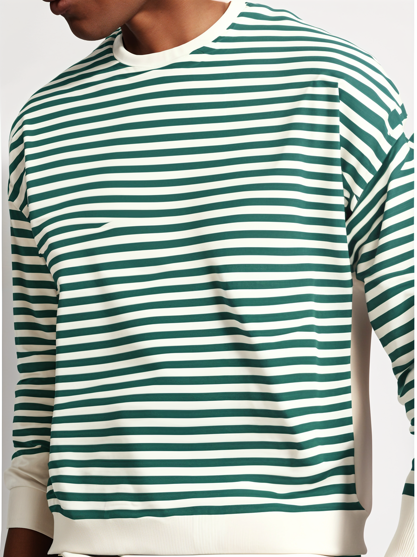 Mack Jonney Men Striped T-Shirt || T-Shirt for Men || Full Sleeve T Shirt || T-Shirt