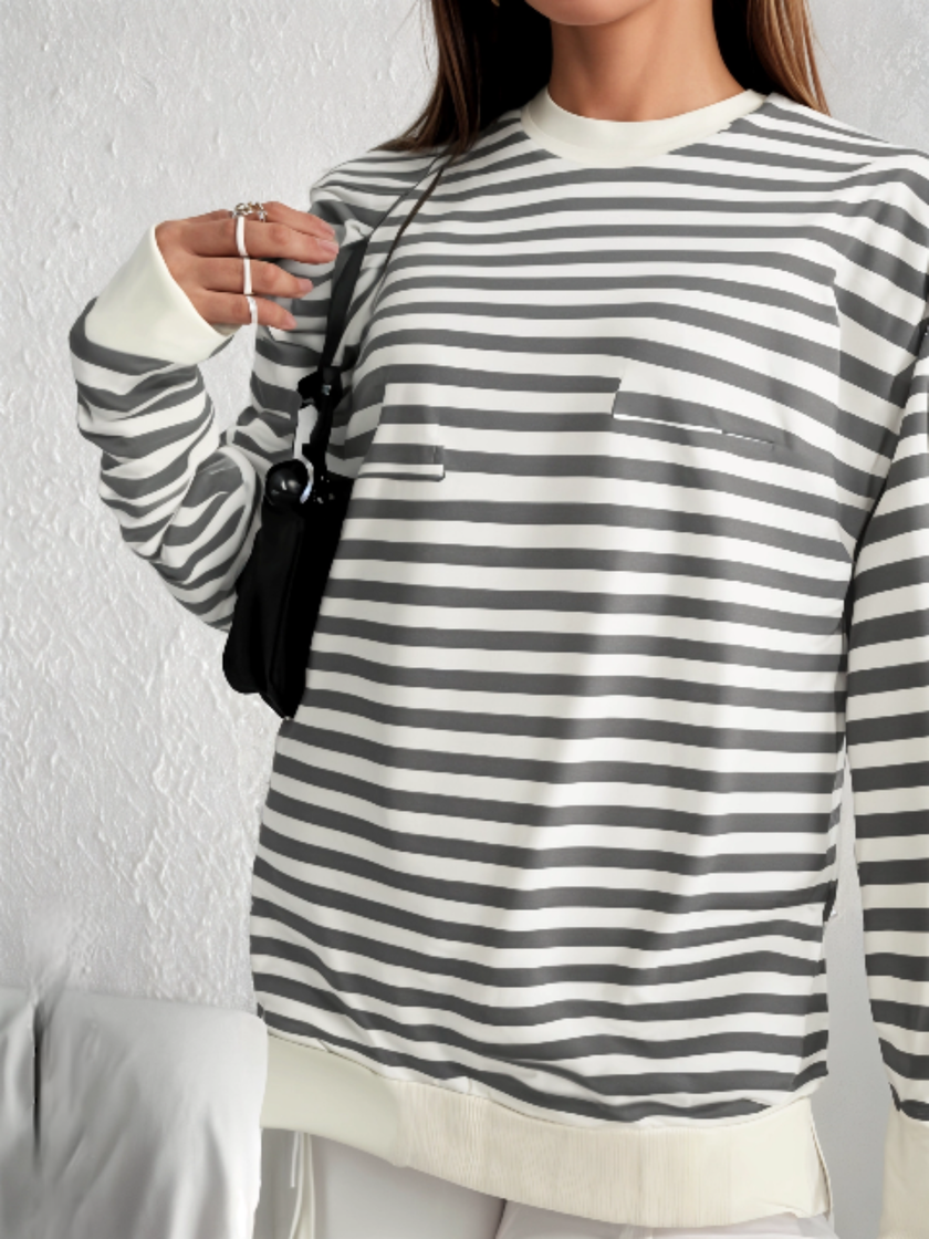 Mack Jonney Women Striped T-Shirt || T-Shirt for Women || Full Sleeve T Shirt || T-Shirt