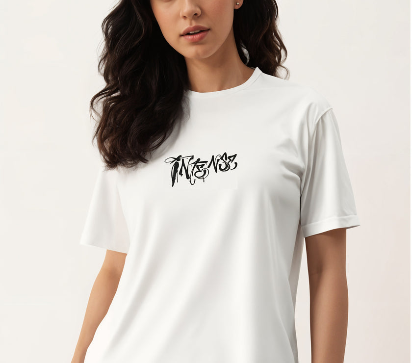 MACK Jonney Oversized | Loose Fit | Half Sleeves 100% Cotton Round Neck Printed T-Shirt for Women