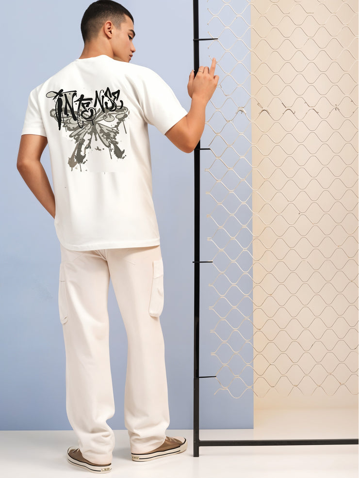 MACK Jonney Oversized | Loose Fit | Half Sleeves 100% Cotton Round Neck Printed T-Shirt for Men
