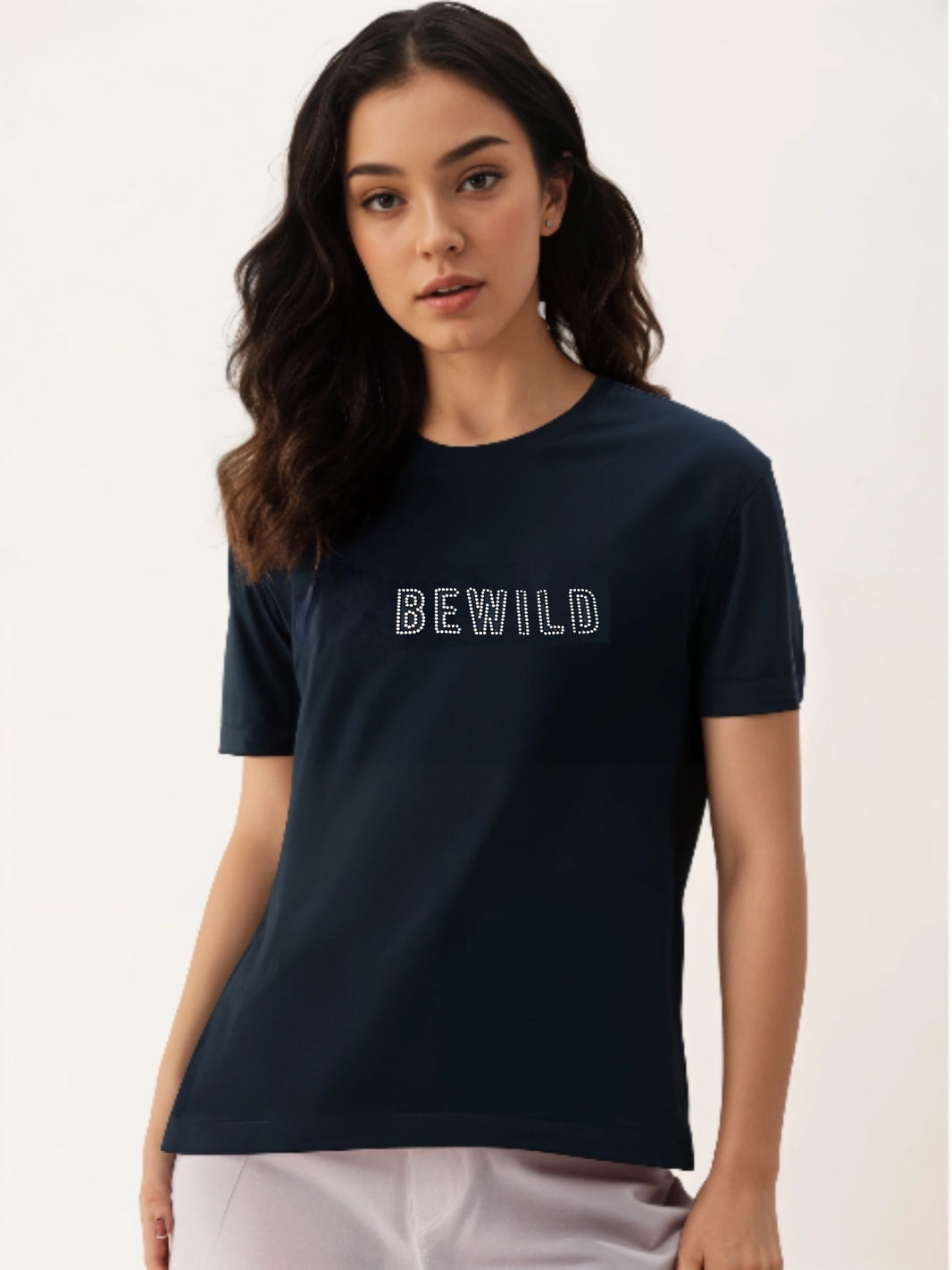 MACK Jonney Oversized | Loose Fit | Half Sleeves 100% Cotton Round Neck Printed T-Shirt for Women