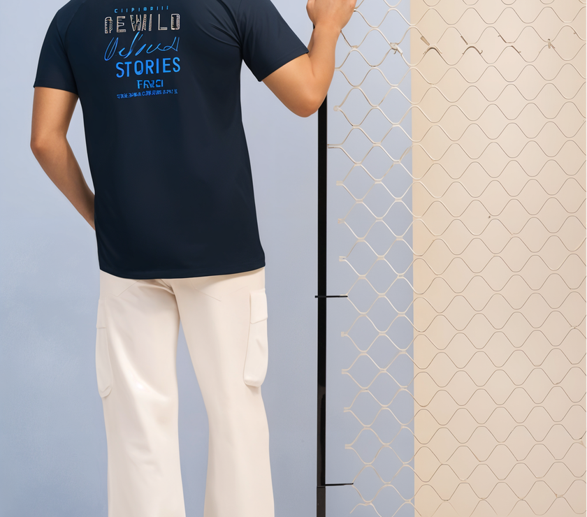 MACK Jonney Oversized | Loose Fit | Half Sleeves 100% Cotton Round Neck Printed T-Shirt for Men