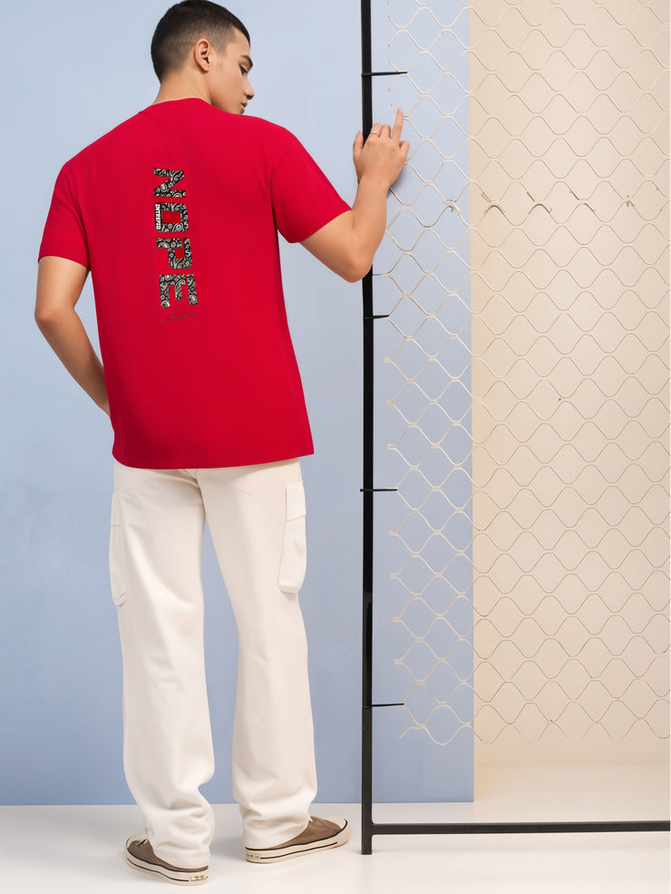 MACK Jonney Oversized | Loose Fit | Half Sleeves 100% Cotton Round Neck Printed T-Shirt for Men