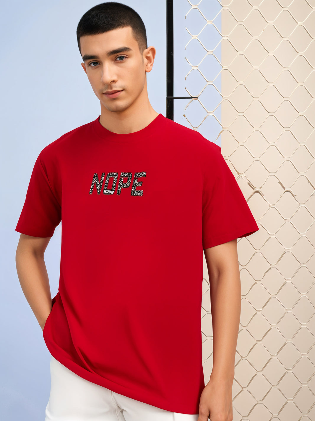 MACK Jonney Oversized | Loose Fit | Half Sleeves 100% Cotton Round Neck Printed T-Shirt for Men