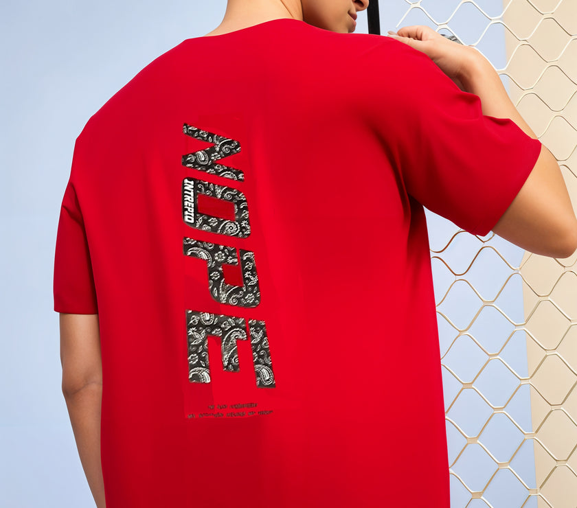 MACK Jonney Oversized | Loose Fit | Half Sleeves 100% Cotton Round Neck Printed T-Shirt for Men