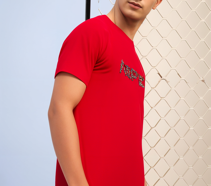 MACK Jonney Oversized | Loose Fit | Half Sleeves 100% Cotton Round Neck Printed T-Shirt for Men