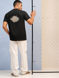 MACK Jonney Oversized | Loose Fit | Half Sleeves 100% Cotton Round Neck Printed T-Shirt for Men