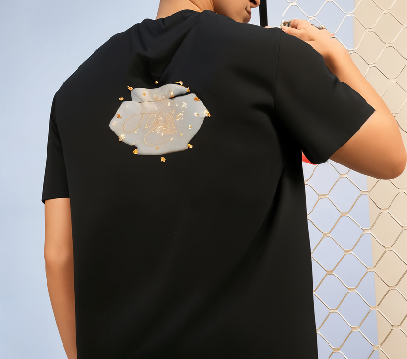 MACK Jonney Oversized | Loose Fit | Half Sleeves 100% Cotton Round Neck Printed T-Shirt for Men