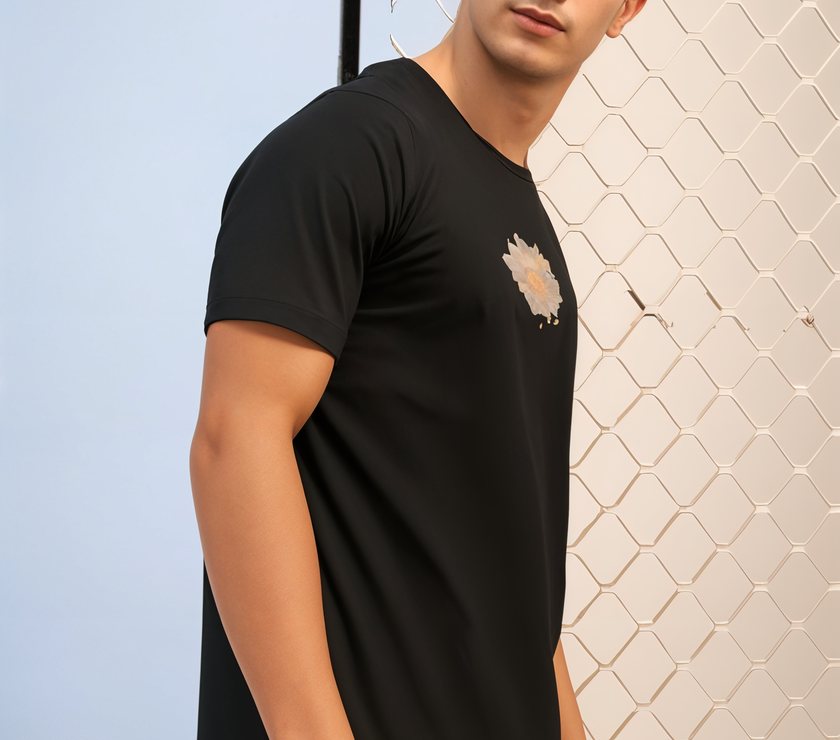 MACK Jonney Oversized | Loose Fit | Half Sleeves 100% Cotton Round Neck Printed T-Shirt for Men