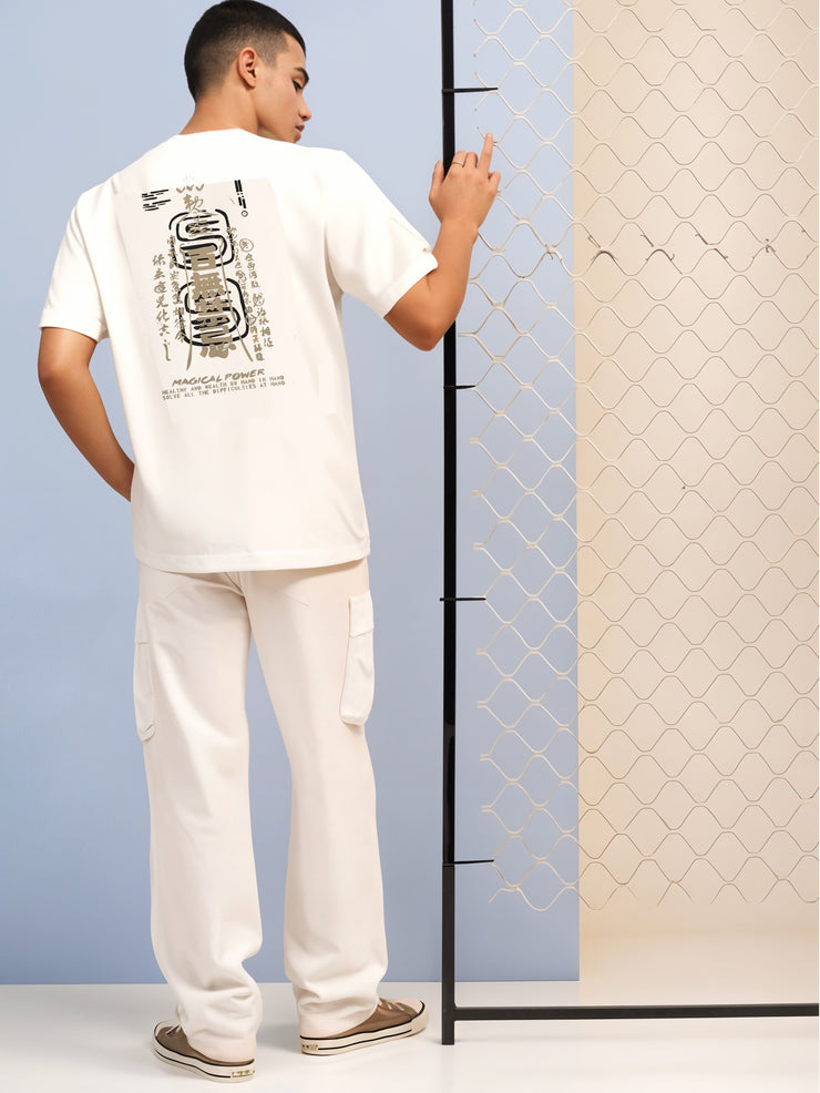 MACK Jonney Oversized | Loose Fit | Half Sleeves 100% Cotton Round Neck Printed T-Shirt for Men