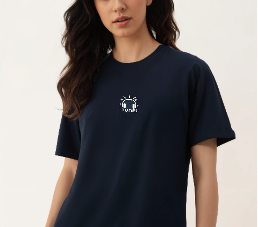 MACK Jonney Oversized | Loose Fit | Half Sleeves 100% Cotton Round Neck Printed T-Shirt for Women