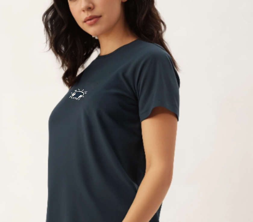 MACK Jonney Oversized | Loose Fit | Half Sleeves 100% Cotton Round Neck Printed T-Shirt for Women