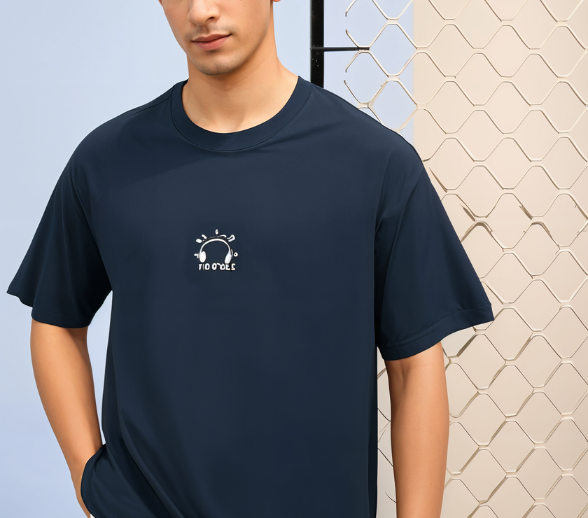 MACK Jonney Oversized | Loose Fit | Half Sleeves 100% Cotton Round Neck Printed T-Shirt for Men